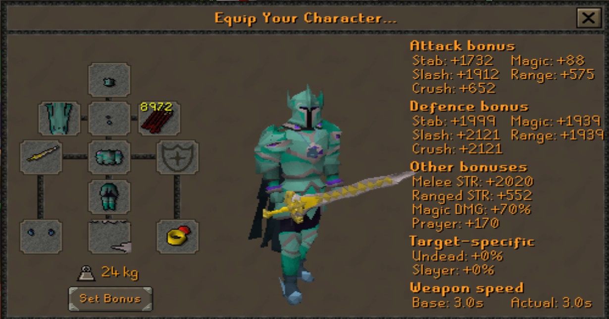 BIS Melee — Fate Sword