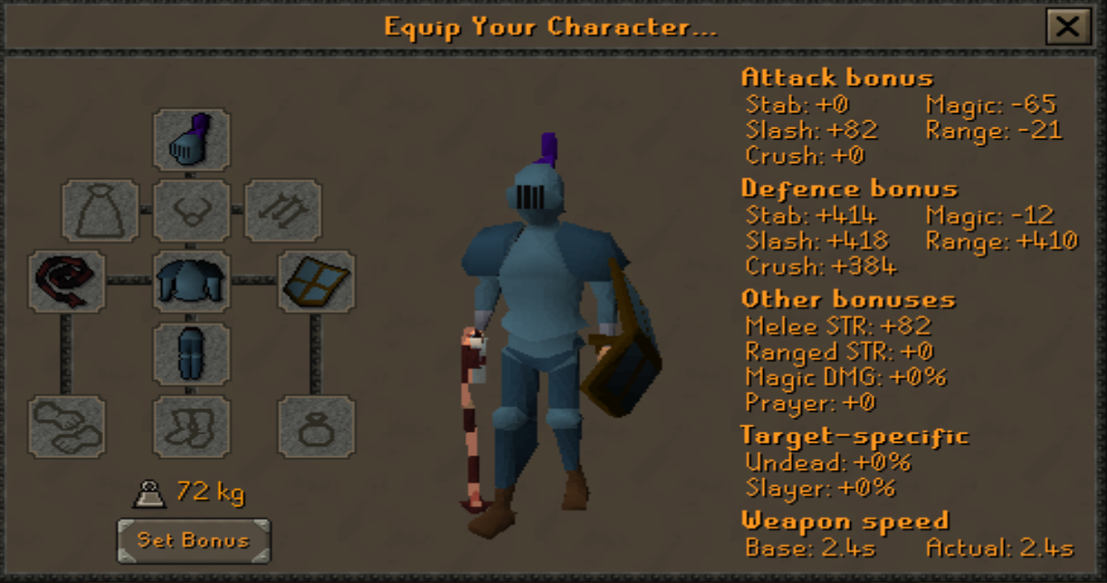 Early Game Rune Armour