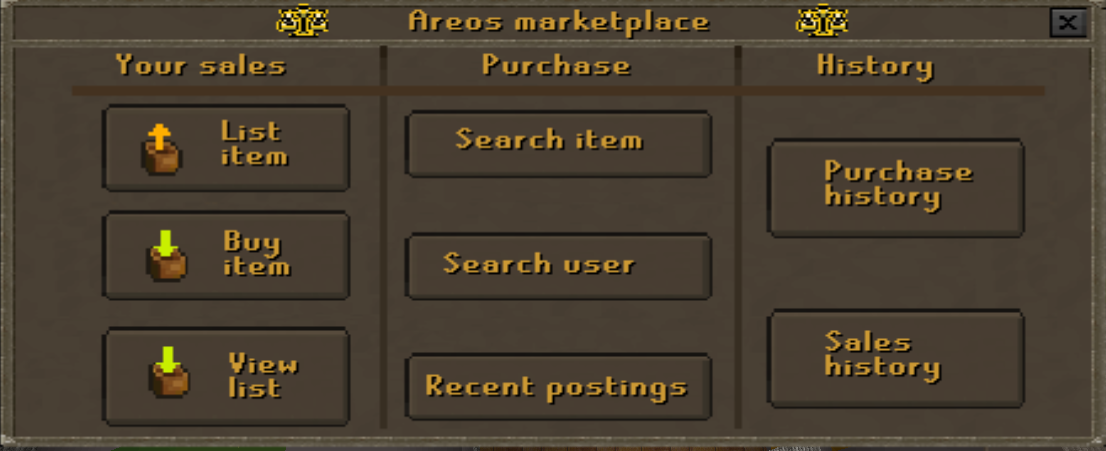 Grand Exchange Interface